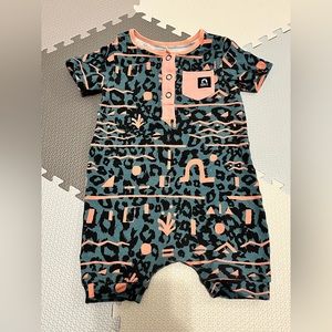 Rags Short Sleeve Romper 6-12M